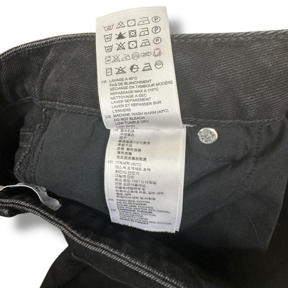 Sandro Embroidered Jeans Paris Vegas Rose Straight leg EU size 34 waist 24in EUC - Picture 10 of 13